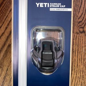 Brand New Authentic YETI Rambler Straw Cap ~ Fits ALL Rambler Bottles